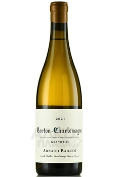 Arnaud Baillot Corton-Charlemagne Grand Cru AOC - вино Арно Байо Кортон-Шарлемань Гран Крю АОС 2021 год 0.75 л белое сухое