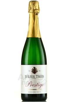 Julius Treis Prestige Riesling - вино игристое Юлиус Трайс Рислинг Престиж 2019 год 0.75 л белое брют