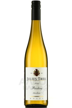 Julius Treis Riesling Mosel - вино Юлиус Трайс Рислинг Мозель 2022 год 0.75 л белое полусухое