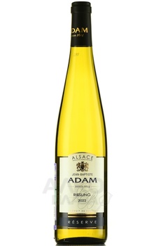 Jean-Baptiste Adam Riesling Reserve Alsace - вино Жан-Батист Адам Рислинг Резерв Эльзас 2022 год 0.75 л белое сухое