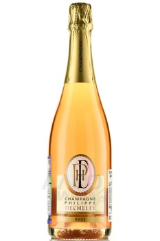 Champagne Philippe Dechelle Rose - шампанское Филипп Дешель Роз 2016 год 0.75 л брют розовое