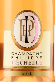 Champagne Philippe Dechelle Rose - шампанское Филипп Дешель Роз 2016 год 0.75 л брют розовое