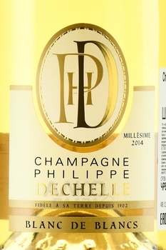 Champagne Philippe Dechelle Blanc de Blancs - шампанское Филипп Дешель Блан де Блан 2014 год 0.75 л белое брют