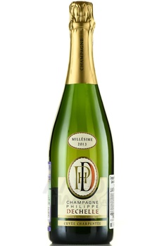 Champagne Philippe Dechelle Cuvee Charpentee - шампанское Филипп Дешель Кюве Шарпонте 2013 год 0.75 л белое брют