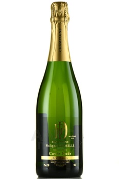 Champagne Philippe Dechelle Cuvee Nude - шампанское Филипп Дешель Кюве Нюд 2015 год 0.75 л белое экстра брют