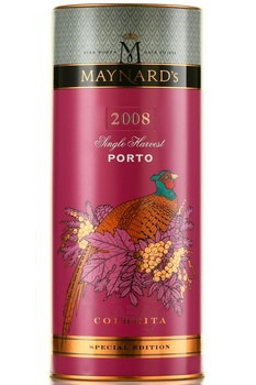 Maynard’s Porto Colheita - портвейн Майнардс Порто Колейта 2008 год 0.5 л в тубе