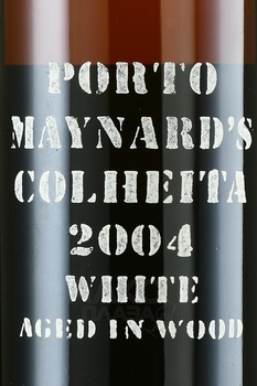 Maynard’s Colheita White Port - портвейн Майнардс Колейта Уайт Порто 2004 год 0.75 л в д/у