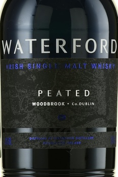 Waterford Arcadian Barley Peated Woodbrook - виски Уотерфорд Аркадиан Барли Питид Вудбрук 0.7 л в п/у