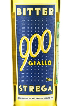 Strega Bitter 900 Giallo - ликер Стрэга Биттер 900 Джалло 0.7 л
