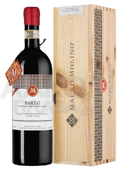 Mauro Molino Barolo - вино Мауро Молино Бароло в д/у 2016 год 0.75 л красное сухое
