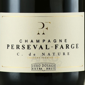 Champagne Perseval-Farge C. de Nature - шампанское Шамапань Персеваль-Фарж К. де Натюр 2018 год 0.75 л белое экстра брют