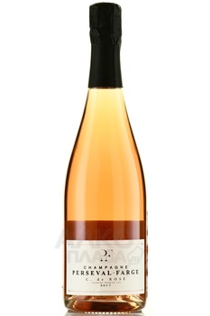 Champagne Perseval-Farge С. de Rose - шампанское Шампань Персеваль-Фарж К. де Розе 2017 год 0.75 л брют розовое