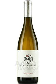 Villanova Pinot Grigio Friuli Isonzo DOC - вино Вилланова Пино Гриджио Фриули Изонцо ДОК 2022 год 0.75 л белое сухое