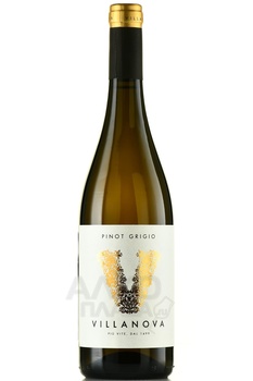 Villanova Pinot Grigio Collio DOC - вино Вилланова Пино Гриджио Коллио ДОК 2021 год 0.75 л белое сухое