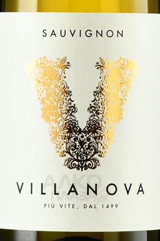 Villanova Sauvignon Collio DOC - вино Вилланова Совиньон Коллио ДОК 2021 год 0.75 л белое сухое