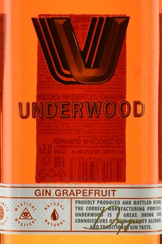 Underwood Grapefruit - джин Андервуд Грейпфрут 0.5 л