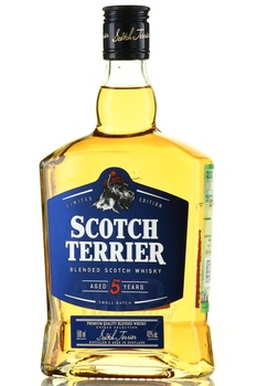 Scotch Terrier Blended - виски Скотч Терьер пятилетний 0.5 л