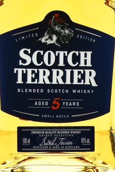 Scotch Terrier Blended - виски Скотч Терьер пятилетний 0.5 л