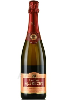 Lucien Albrecht Brut Rose Cremant d`Alsace AOC - игристое вино Люсьен Альбрехт Брют Розе Креман д`Эльзас АОС 0.75 л