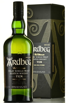 Ardbeg 10 Years Old - виски солодовый Ардбег 10 лет 0.75 л в п/у