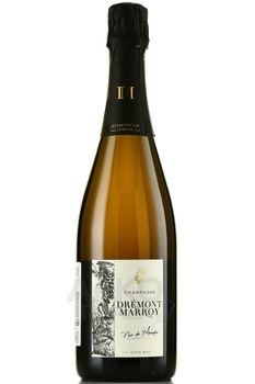 Champagne Dremont Marroy Noir de Meandre - шампанское Шампань Дремон Марруа Нуар де Меандр 2017 год 0.75 л белое экстра брют