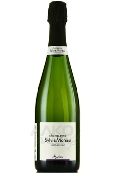 Champagne Sylvie Moreau Racines - шампанское Шампань Сильви Моро Расин 2018 год 0.75 л белое брют