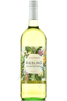 Sungarden Riesling Pfalz - вино Сангардн Рислинг Пфальц 2022 год 1 л белое полусухое