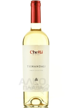 Tsinandali Chelti Family Collection - вино Цинандали Челти серия Фэмили Коллекшн 2020 год 0.75 л белое сухое