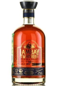 Lambay Aged 20 Years - виски Ламбей Эйджд 20 Еарс 0.7 л в п/у