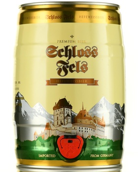 Schloss Fels - пиво Шлосс Фельс 5 л светлое нефильтрованное