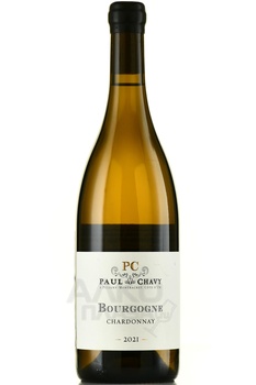 Bourgogne Chardonnay Paul Chavy - вино Бургонь Поль Шави Шардоне 2021 год 0.75 л белое сухое