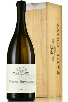 Puligny-Montrachet Paul Chavy - вино Пюлиньи-Монраше Поль Шави 2020 год 1.5 л белое сухое в д/у