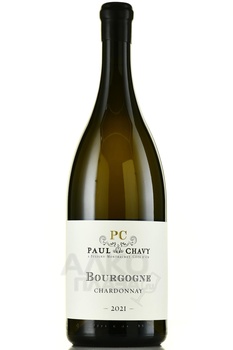 Bourgogne Chardonnay Paul Chavy - вино Бургонь Поль Шави Шардоне 2021 год 1.5 л белое сухое