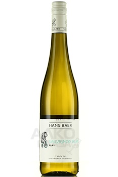 Hans Baer Sauvignon Blanc - вино Ханс Баер Совиньон Блан 2022 год 0.75 л белое полусухое