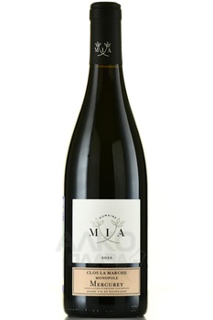 Domaine MIA Clos La Marche Monopole Mercurey - вино Домен МИА Меркюре Кло Ля Марш Монополь 2020 год 0.75 л красное сухое