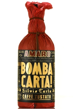 Amaro Bomba Carta Caffe - ликер Амаро Бомба Карта Каффе 0.7 л