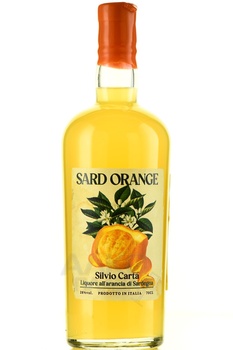 Sard Orange Silvio Carta - ликер Сард Оранж Сильвио Карта 0.7 л