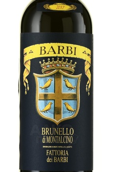 Fattoria dei Barbi Brunello di Montalcino - вино Брунелло ди Монтальчино Фаттория дей Барби 2017 год 0.75 л красное сухое