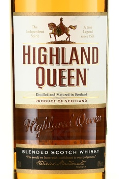 Highland Queen 3 years old - виски Хайленд Куин 3 года 0.7 л