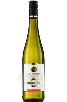 Dr. Zenzen Deutscher Riesling Alkoholfrei - безалкогольное вино Доктор Зензен Дойчер Рислинг 0.75 л белое сладкое