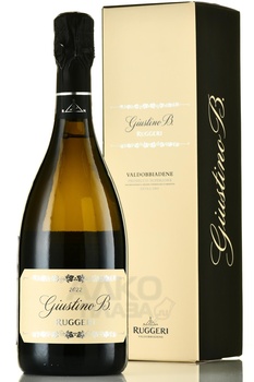 Prosecco Superiore Valdobbiadene Giustino B. - вино игристое Просекко Супериоре Вальдоббьядене Джустино Би 2019 год 0.75 л белое сухое в п/у