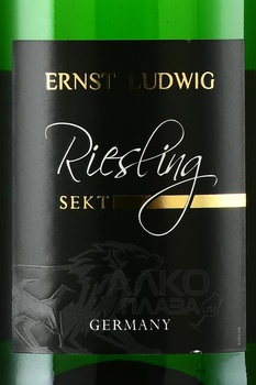 Ernst Ludwig Riesling Sekt Troken - вино игристое Эрнст Людвиг Рислинг Зект Трокен 2022 год 0.75 л