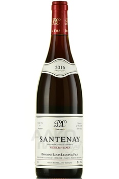 Santenay Vieilles Vignes Domaine Amiot Guy et Fils AOC - вино Сантене Вьей Винь Домэн Луи Лекин э Фис АОС 2016 год 0.75 л красное сухое