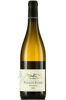 Pouilly-Fuisse Belemnites AOC Domaine Gilles Morat - вино Пуйи-Фюиссе Белемнит АОС Домэн Жилль Мора 2022 год 0.75 л белое сухое