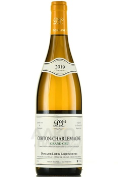 Corton-Charlemagne Grand Cru AOC Domaine Louis Lequin & Fils - вино Кортон-Шарлемань Гран Крю АОС Домэн Луи Лекин э Фис 2019 год 0.75 л белое сухое