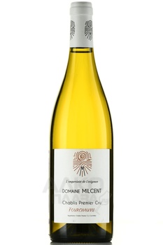 Chablis Premier Cru Fourchaume AOC Domaine Milcent - вино Шабли Премье Крю Фуршом АОС Домэн Мильсан 2022 год 0.75 л белое сухое