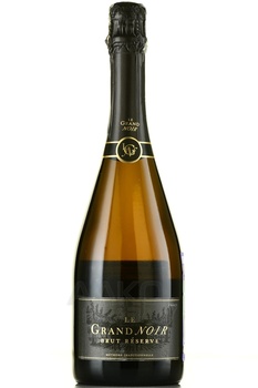 Le Grand Noir Brut Reserve - вино игристое Ле Гран Нуар Брют Резерв 2018 год 0.75 л белое брют в п/у