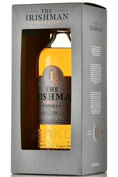 The Irishman Single Malt 12 years - виски Айришмен Сингл Молт 12 лет 0.7 л