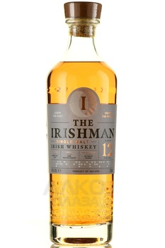 The Irishman Single Malt 12 years - виски Айришмен Сингл Молт 12 лет 0.7 л