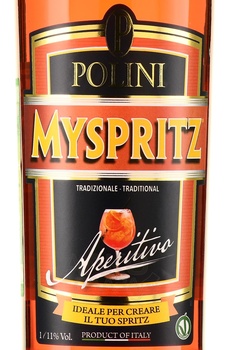 Polini Myspritz Aperitivo - ликер Полини Майсприц Аперитиво 1 л